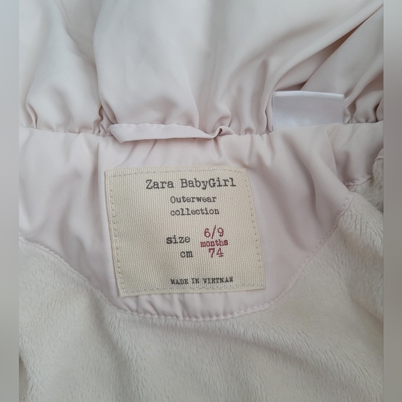 Zara baby girl winter jacket size 6-9 months - Picture 2 of 6